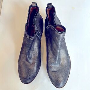 Lucky Brand - Size 10 - Dark Grey Boots with Zipper Detail.